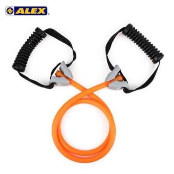 ALEX 高強度拉力繩-輕型-拉力帶 瑜珈繩 彈力繩 健身阻力帶 阻力繩 訓練帶 橘
