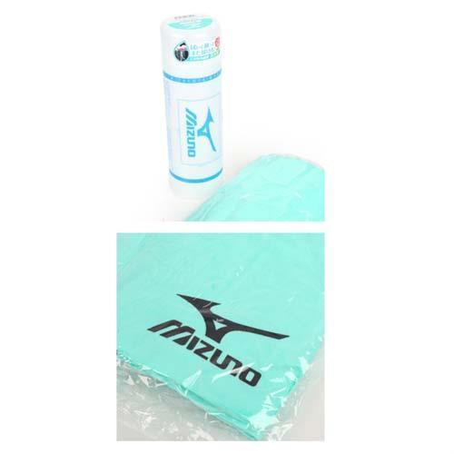 MIZUNO 吸水巾-吸水毛巾 吸水布 超強吸水 游泳 粉綠