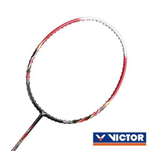 VICTOR 挑戰者球拍-3U-羽毛球拍 空拍 勝利 紅黑