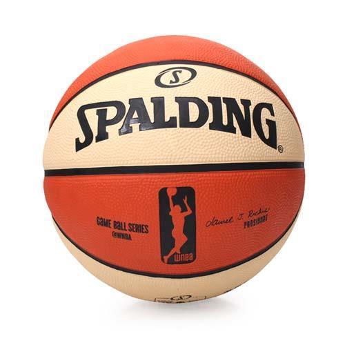 SPALDING WNBA 女子用球-戶外 NBA女子職籃  斯伯丁籃球 米白橘