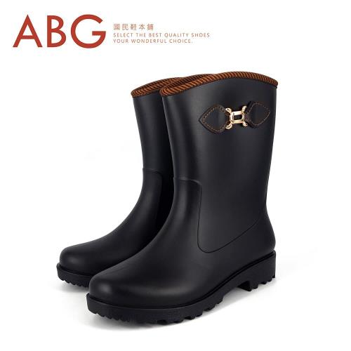 【ABG】MIT製造．防水厚底．增高女仕長靴 (J269)