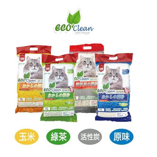 Eco Clean  艾可 天然環保 豆腐貓砂 7L 共4款 X 6包