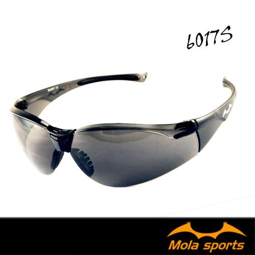 MOLA摩拉護目鏡運動安全太陽眼鏡防飛沫防風防塵深灰鏡片超輕量男女可戴 6017s