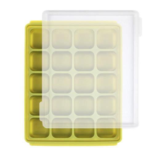 TgmFDA 白金矽膠 副食品冷凍分裝盒20格(10g)S-兩入組(顏色隨機出貨)