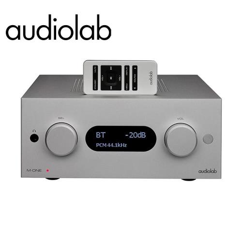 英國Audiolab 藍芽綜合擴大器 (兼容USB DAC、耳擴 )-銀 M-ONE