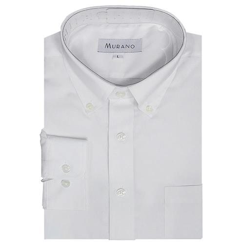 【MURANO】正式長袖襯衫-白色