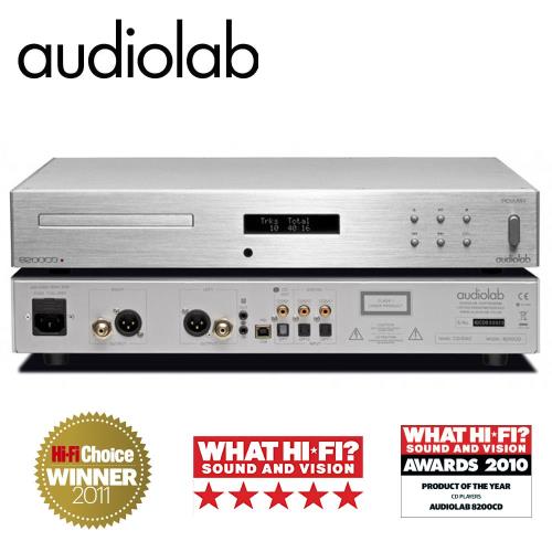 英國Audiolab  CD播放機/內建USB DAC(優雅銀)  8200CD V12E