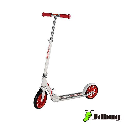 Jdbug Deluxe滑板車MS185F 白/紅色