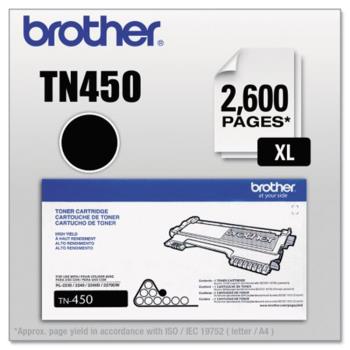 Brother 公司貨 TN-450黑色原廠碳粉匣 - 一入