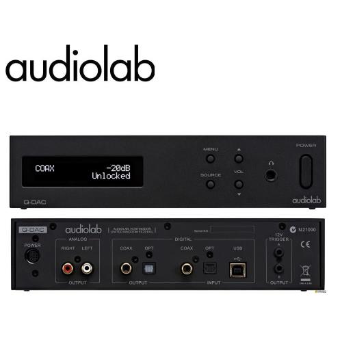 英國Audiolab  USB DAC 專業數位類比轉換器(經典黑) Q-DAC