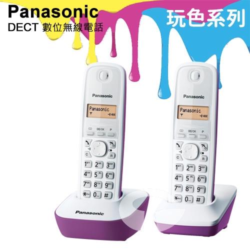 Panasonic 松下國際牌DECT數位無線電話 KX-TG1612 (羅蘭紫)