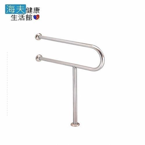 海夫 不鏽鋼 P型 落地 面盆扶手
