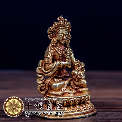 十相自在-金剛薩埵小佛像 金色法像 Dorje sempa