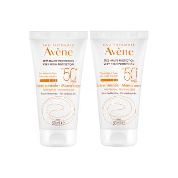 Avene雅漾 全效潤色防曬霜SPF50+ 50ml 二入組