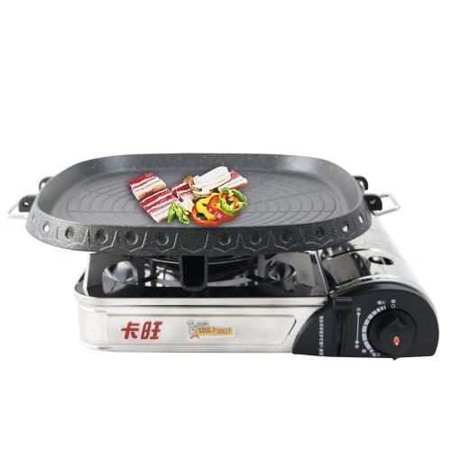 卡旺K1-1788S攜帶式卡式爐+韓國最新火烤兩用烤盤(NU-G)