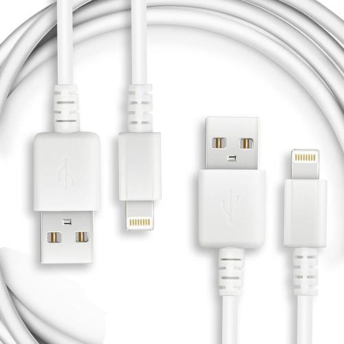 For iPhone Lightning 8 pin USB副廠傳輸充電線2條-可用 iPhone X/8/8plus/iPhone7/7plus