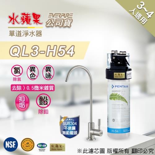 EVERPURE水蘋果單道淨水器QL3-H54