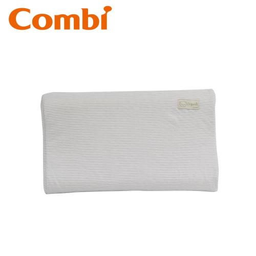 任-日本Combi 條紋有機棉嬰兒枕(顏色任選)