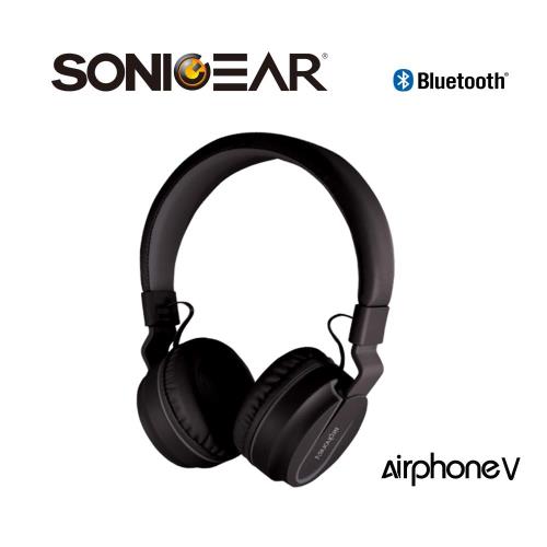 【SONICGEAR】Airphone V 藍芽無線耳機_黑灰B.Grey