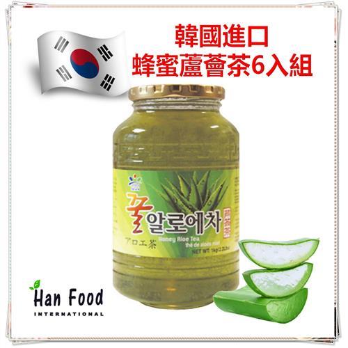 新鮮味 韓國 蜂蜜蘆薈茶1公斤*6入