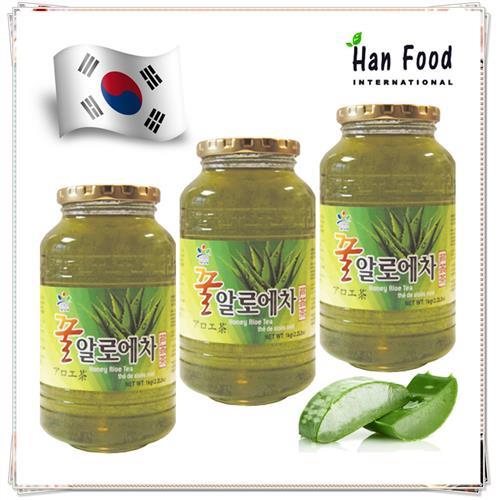 新鮮味 韓國 蜂蜜蘆薈茶1公斤*3入