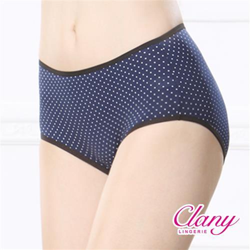 【可蘭霓Clany】俏皮點點透氣M-XL生理褲(理智藍 2167-55)
