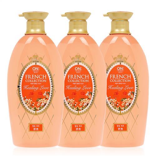 ON THE BODY 法國皇室天然沐浴乳-莓果香 500g(超值三入組)