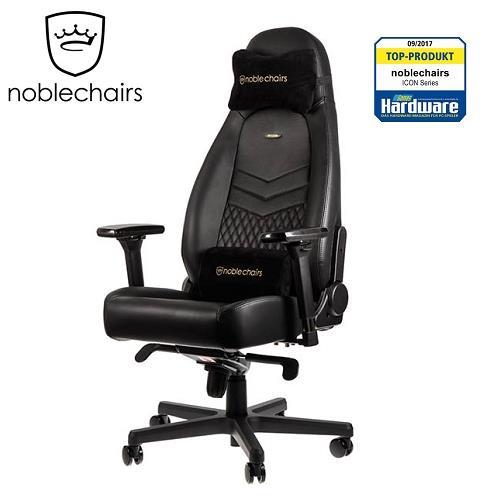 noblechairs 皇家ICON系列 電腦椅/辦公椅/電競超跑椅-PU尊爵款-黑