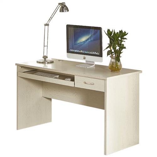 【AT HOME】喬治4尺白木紋電腦書桌(120*60*75cm)