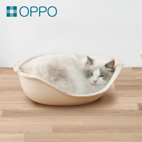 日本OPPO貓咪創意貝殼窩(經濟雅房)1入
