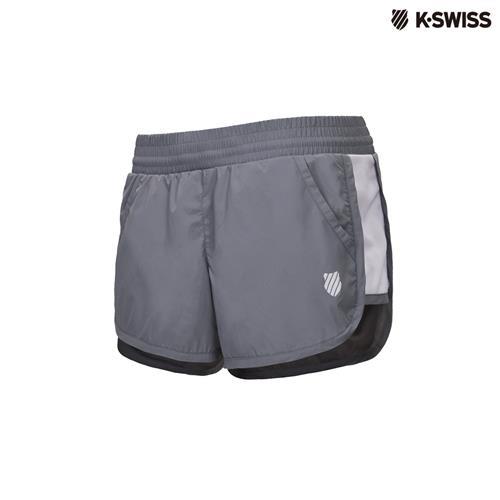 K-Swiss Woven Shorts運動短褲-女-灰