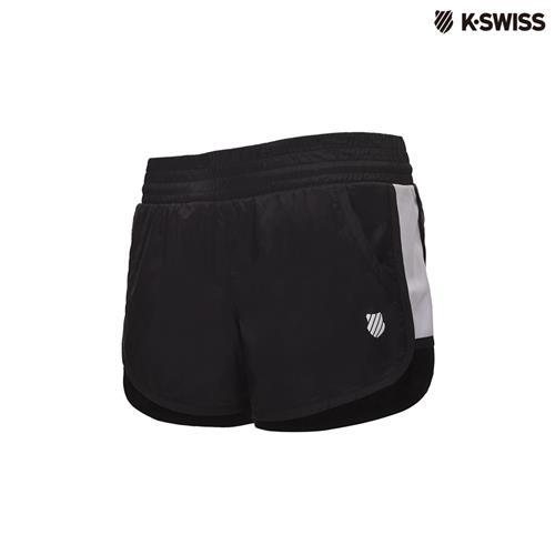 K-Swiss Woven Shorts運動短褲-女-黑
