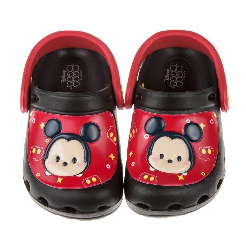 《布布童鞋》Disney迪士尼tsumtsum米奇黑色兒童布希鞋(15~22公分) [ D7T012D ] 