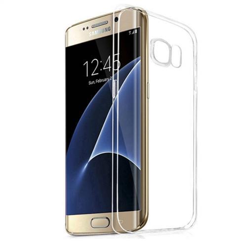 三星SamsungGalaxyS7edge輕薄透明TPU高質感軟式手機殼/保護套微凸鏡頭保護防塵塞設計