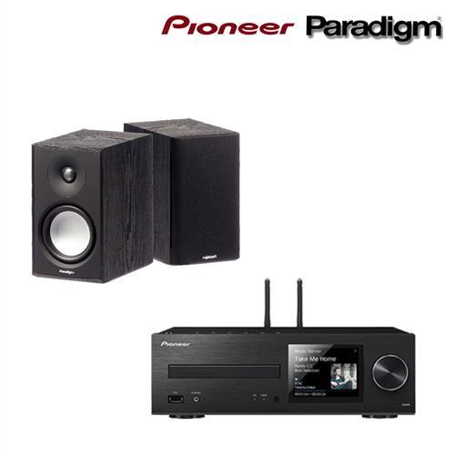【Pioneer  Paradigm】數位流二聲道音響組合 XC-HM86-K+Atom monitor