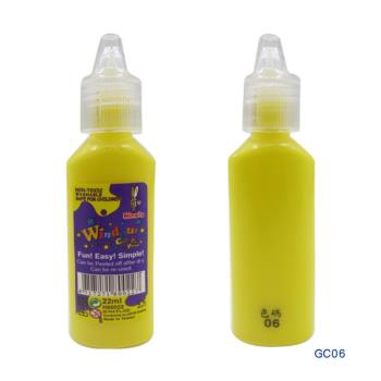 【愛玩色創意館】 MIT兒童無毒彩繪玻璃貼- 彩膠筆 22 ML - 色號 06 單支-臺灣製