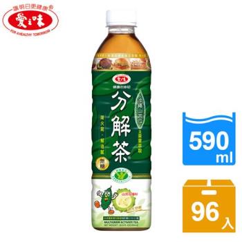 【愛之味】健康油切分解茶-4箱組590ml(24入/箱)