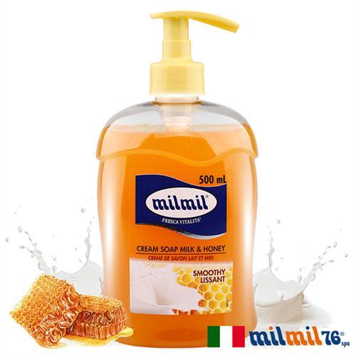 【義大利MILMIL】蜂蜜牛奶柔嫩液態皂500ml