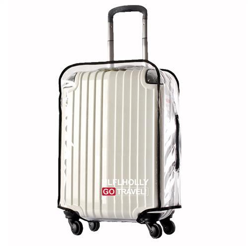 PUSH! 旅遊用品 ABS.PVC全透明行李箱拉杆箱專用防水保護套 防塵套 箱套 拖運套28吋S39-6