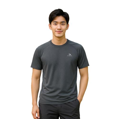 【聖伯納St. Bonalt】單色涼感速乾圓領T恤｜男款 7187(吸濕排汗 涼感速乾 經典百搭)