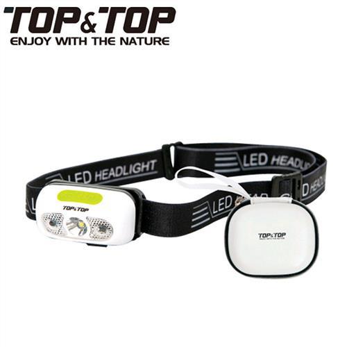 韓國TOP&TOP 運動傳感USB充電LED頭燈/露營/登山