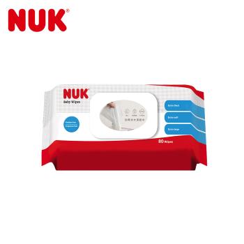 德國NUK-濕紙巾80抽(含蓋)*1包