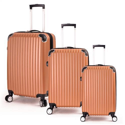 DF travel - 多彩記憶玩色硬殼可加大閃耀鑽石紋行李箱20+24+28吋三件組-共8色
