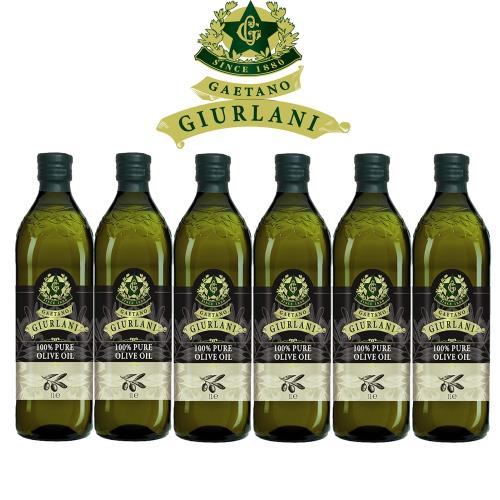 義大利Giurlani 純橄欖油禮盒組(1000ml x 6瓶)