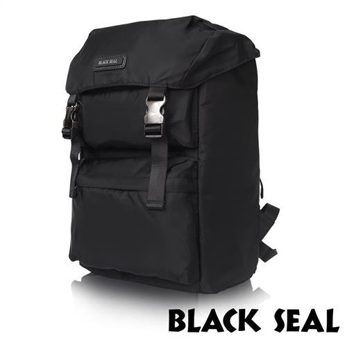 BLACK SEAL 經典休旅系列 多置物層13吋電腦機能後背包(經典黑 BS83911)