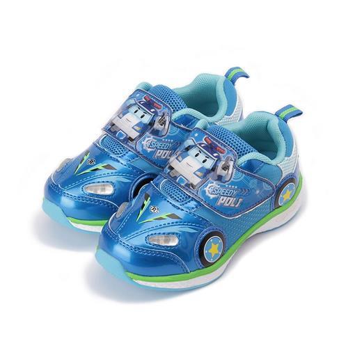 救援小英雄 波力POLI輕量前燈運動鞋 藍 POKX71256 中小童鞋 鞋全家福