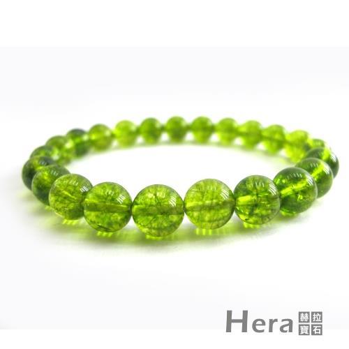 【Hera】頂級晶透橄欖石手珠(8mm)