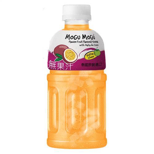 【Mogu Mogu】摩咕摩咕 椰果飲料-百香果口味(320ml X24罐/組)