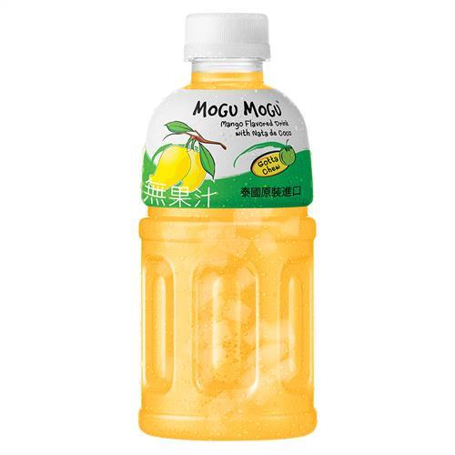 【Mogu Mogu】摩咕摩咕 椰果飲料-芒果口味(320ml X24罐/組)
