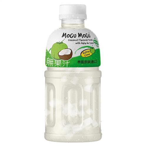 【Mogu Mogu】摩咕摩咕 椰果飲料-椰子口味(320ml X24罐/組)